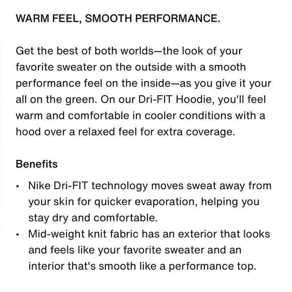 Nike Dri Fit Men’s Golf Hoodie - XXL - Picture 4 of 4